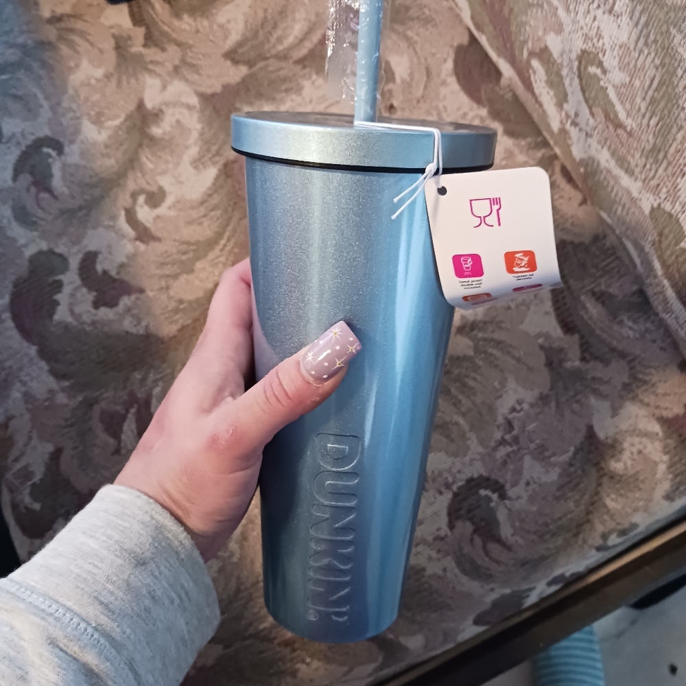 Dunkin blue tumbler